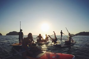 Spanish Traveling Classroom in Costa Rica - Week 2 Stand Up Paddle